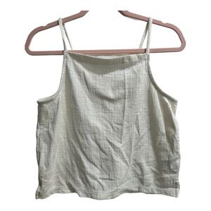 Madewell Texture & Thread Tank Top size‎ Medium, Off white